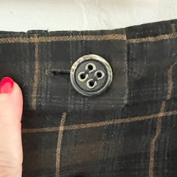 Marella Dress pants Strait leg Ankle pants Plaid Wool Blend Luxury Academia Sz 8 - Picture 5 of 12